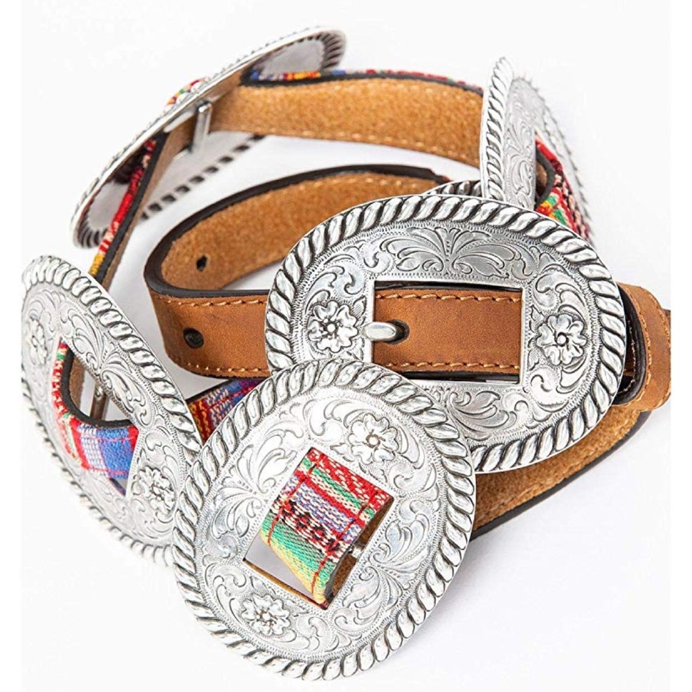Serape concho belt